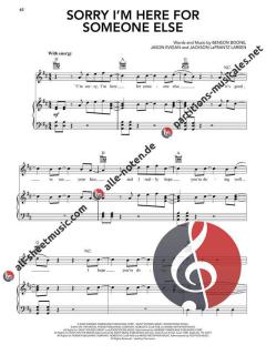 Benson Boone Sheet Music Collection 