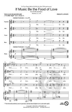 If Music Be the Food of Love von Philip Lawson (Download) 