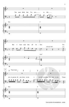 Too Good at Goodbyes (Sam Smith) 