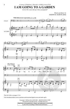 I Am Going to a Garden von Joseph M. Martin (Download) 