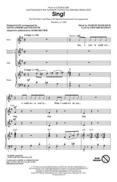 Sing! From A Chorus Line (Marvin Hamlisch) 