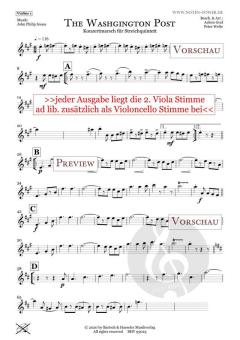 The Washington Post von John Philip Sousa 