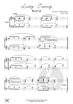 Lustig-Traurig, WoO 54 von Ludwig van Beethoven 