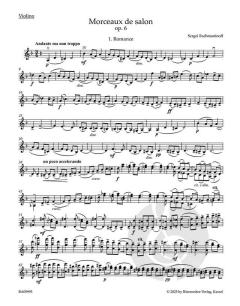 Werke für Violine und Klavier von Sergei Rachmaninow 