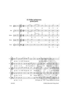 Felice primavera (prima parte) - Danzan le ninfe oneste e i pastorelli (seconda parte) von Carlo Gesualdo (Download) 