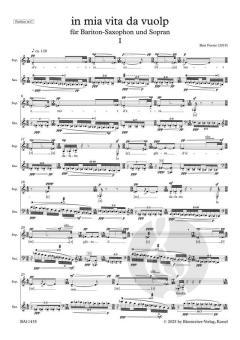 in mia vita da vuolp von Beat Furrer (Download) 