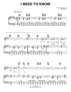 I Need To Know von Tom Petty (Download) 