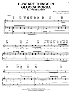 How Are Things In Glocca Morra von Burton Lane (Download) 