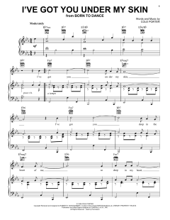 I've Got You Under My Skin von Cole Porter (Download) 