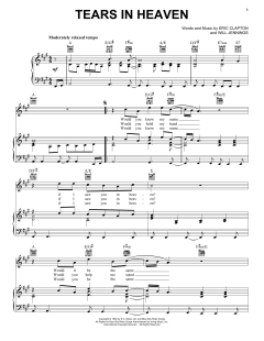 Tears In Heaven von Eric Clapton (Download) 
