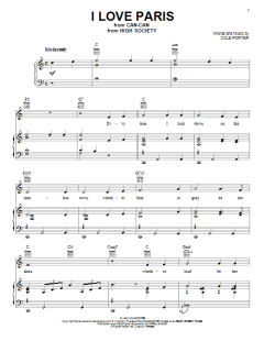 I Love Paris von Cole Porter (Download) 