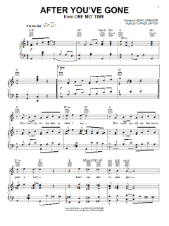 After You've Gone von Sophie Tucker (Download) 