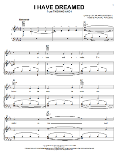 I Have Dreamed von Rodgers & Hammerstein (Download) 