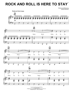 Rock And Roll Is Here To Stay von David White (Download) 