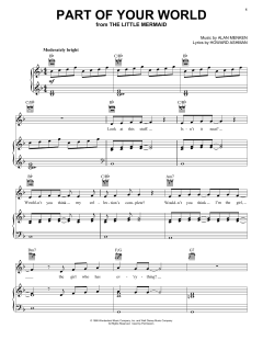 Part Of Your World von Howard Ashman (Download) 