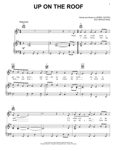Up On The Roof von Carole King (Download) 