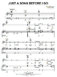Just A Song Before I Go von Crosby, Stills & Nash (Download) 