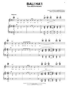 Bali Ha'i von Rodgers & Hammerstein (Download) 