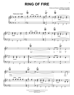 Ring Of Fire von Johnny Cash (Download) 