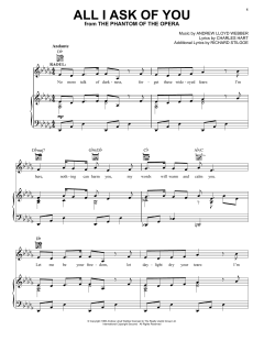 All I Ask Of You von Andrew Lloyd Webber (Download) 