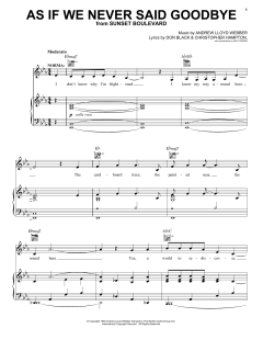 As If We Never Said Goodbye von Andrew Lloyd Webber (Download) 