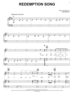 Redemption Song von Bob Marley (Download) 