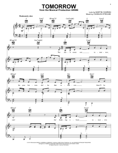Tomorrow von Charles Strouse (Download) 