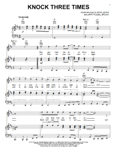 Knock Three Times von Irwin Levine (Download) 