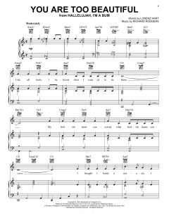 You Are Too Beautiful von Lorenz Hart (Download) 