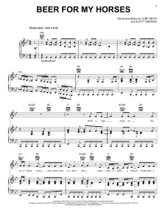 Beer For My Horses von Toby Keith (Download) 