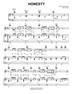 Honesty von Billy Joel (Download) 