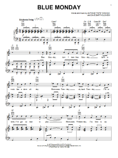 Blue Monday von Fats Domino (Download) 