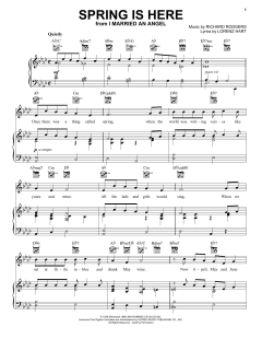 Spring Is Here von Lorenz Hart (Download) 
