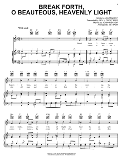 Break Forth, O Beauteous, Heavenly Light von Johann Sebastian Bach (Download) 