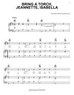 Bring A Torch, Jeannette Isabella von 17th Century French Carol (Download) 
