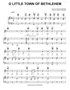 O Little Town Of Bethlehem von Phillips Brooks (Download) 