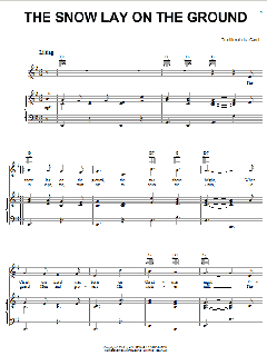 The Snow Lay On The Ground von Traditional Irish Carol (Download) 