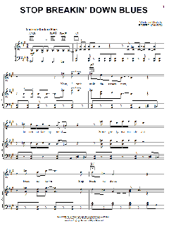 Stop Breakin' Down Blues von Robert Johnson (Download) 