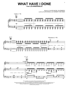 What Have I Done von Alain Boublil (Download) 
