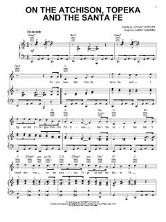 On The Atchison, Topeka And The Santa Fe von Judy Garland (Download) 