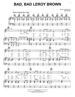 Bad, Bad Leroy Brown von Jim Croce (Download) 
