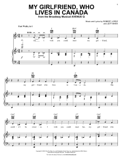 My Girlfriend, Who Lives In Canada von Jeff Marx (Download) 