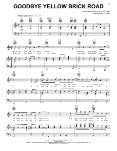 Goodbye Yellow Brick Road von Elton John (Download) 
