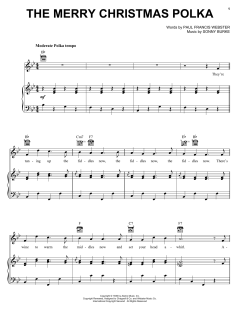 The Merry Christmas Polka von Paul Francis Webster (Download) 