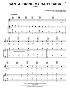 Santa, Bring My Baby Back (To Me) von Elvis Presley (Download) 