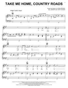 Take Me Home, Country Roads von John Denver (Download) 