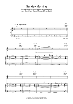 Sunday Morning von Maroon 5 (Download) 