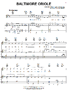 Baltimore Oriole von Hoagy Carmichael (Download) 