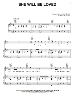 She Will Be Loved von Maroon 5 (Download) 