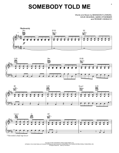 Somebody Told Me von The Killers (Download) 